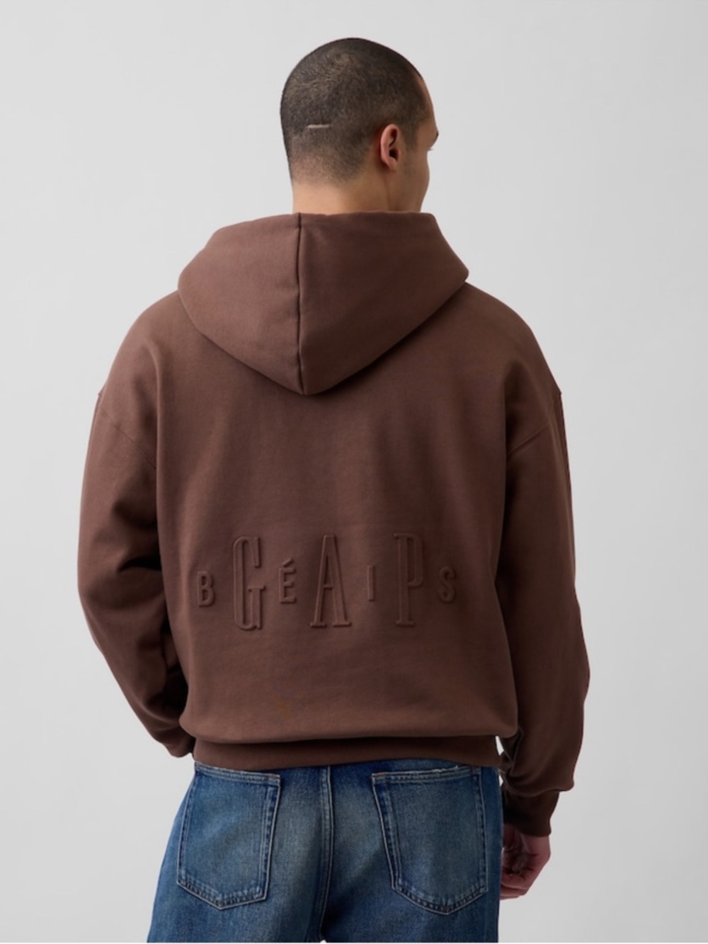 NWT Gap X BÉIS Travel Hoodie in Brown Size Medium